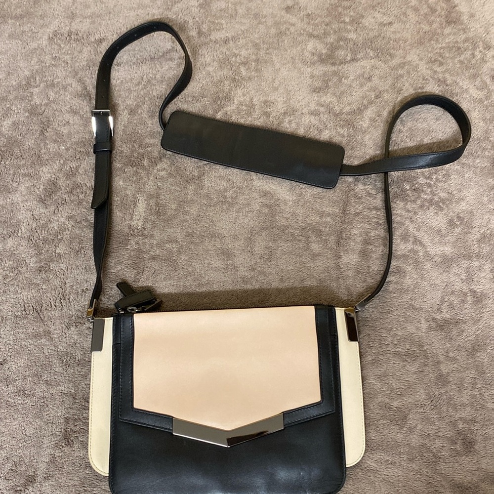 Times Arrow cross body bag leather multi color NWT